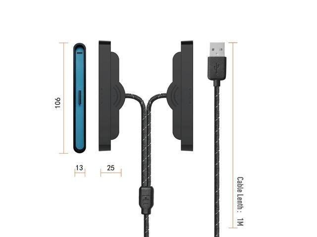 Charging Cable Portable Charger Cable 2 in 1 Controller Charger for Nintendo Switch2 Joy-Con Controllers