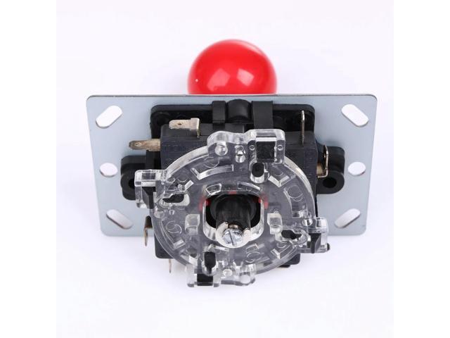 Red 8 Way Arcade Game Joystick Ball Joy Stick Red Ball Replacement