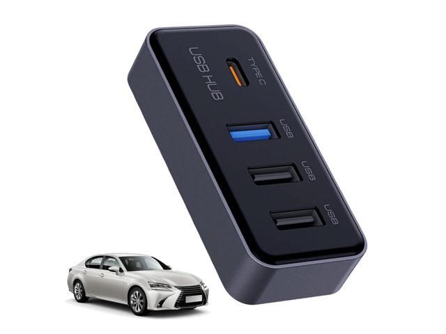 4 Ports Glove Box USB Hub Docking Station USB Adapter for Tesla Model 3 Model Y Car Accessories