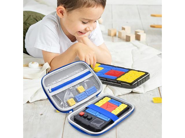 Hard Carrying Case Anti Scratch Protective Travel Case with Mesh Pocket Zipper Carrying Bag for GiiKER Super Slide Brain Games