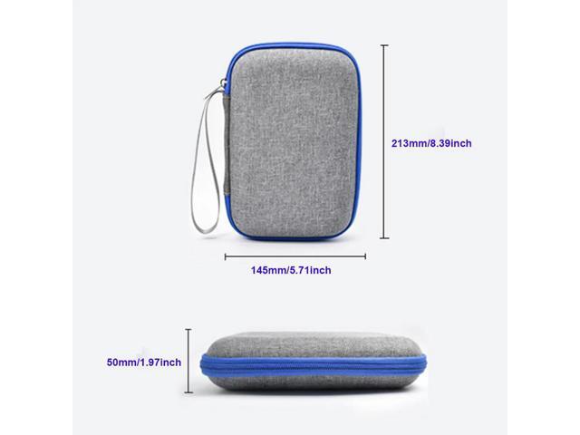 Hard Carrying Case Anti Scratch Protective Travel Case with Mesh Pocket Zipper Carrying Bag for GiiKER Super Slide Brain Games