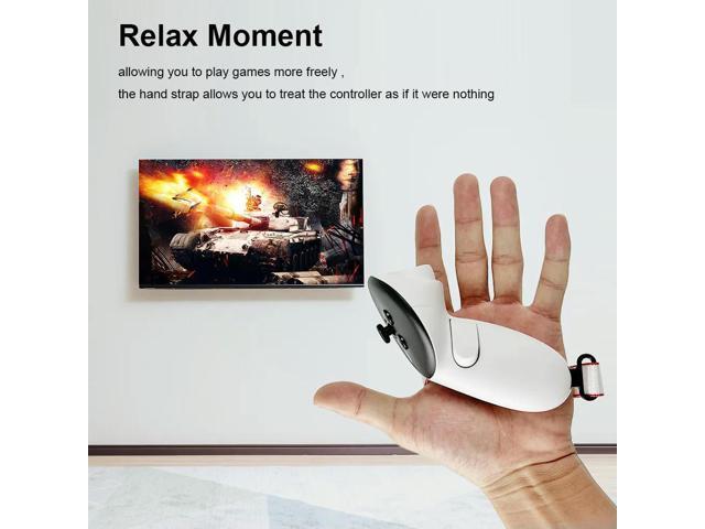 VR Headset Accessories Set Adjustable Active Straps Replacement Kit l Ring Buckle Joystick Caps for Quest 3 Controller