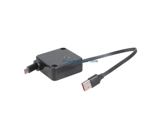 Secure mounts Recessible USB C Charging Cord 60W Quick Charges Twist without Charges Cable for Home Office Electronics