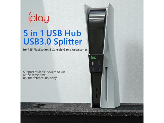 Game Console USB Splitter Expander Hub Adapter Splitter Extension USB3.0 Adapter Converter for 5 PS5