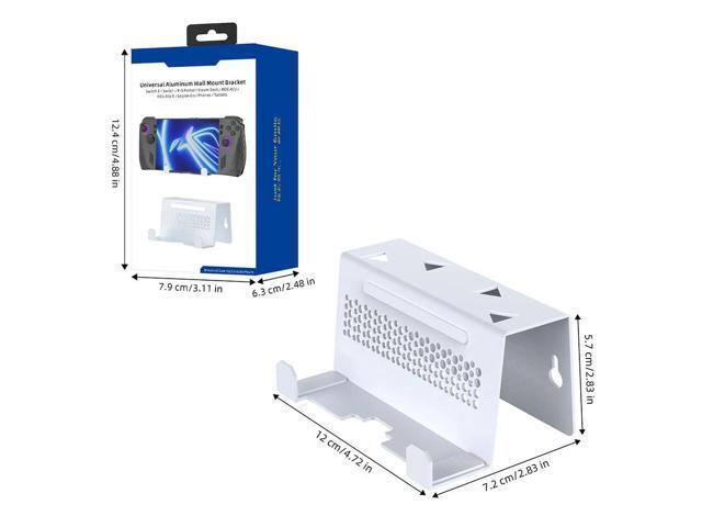 Console Dock Bracket Space Saver TV Dock Accessories Stable Wall Stand for PS5 Portal/ROG Ally X/Switch/Steam Deck