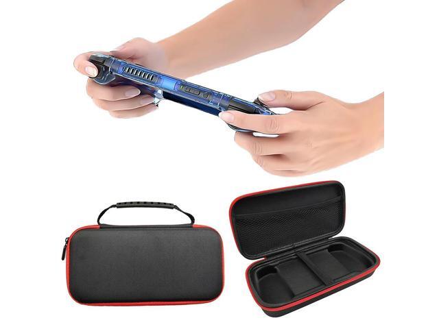 EVA Hard Carrying Case Shockproof Protection Case with Mesh Pocket Hardshell Case for Anbernic RG556 Retro Handheld Game Console