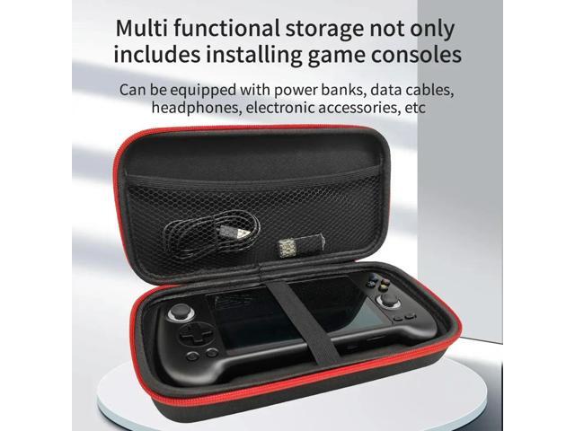 EVA Hard Carrying Case Shockproof Protection Case with Mesh Pocket Hardshell Case for Anbernic RG556 Retro Handheld Game Console