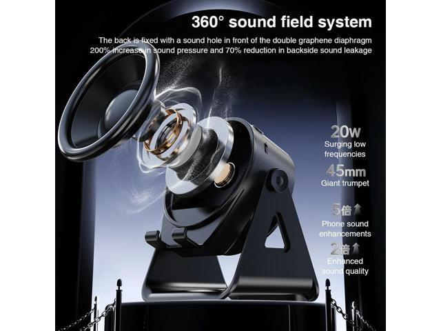 Wireless Induction Speaker with Bluetooth-compatible Speaker Portable Bluetooth-compatible Speaker for Home and Outdoors