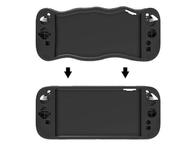 Silicone Case with Stand for Switch 2 Protective Skin Cover Ergonomic Handle Grip Cover for Switch 2 Handheld Gaming Console