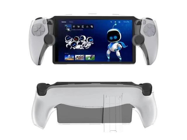 PC Case Anti-drop Protective Cover Sleeve with Stand Anti-Scratch Handheld Game Console Cover Transparent for Portal