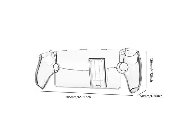 PC Case Anti-drop Protective Cover Sleeve with Stand Anti-Scratch Handheld Game Console Cover Transparent for Portal