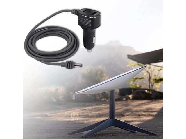 For Starlink Mini Cable Car Charger Cable Plug and Play DC Power Cable 12V-24V Cigarette Lighter Adapter for Trucks and Cars