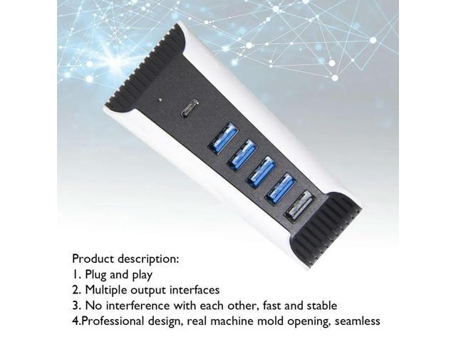 USB Hub 1 to 5 USB2.0 Splitter Expander HUB Adapter 5 Port for 5 PS5