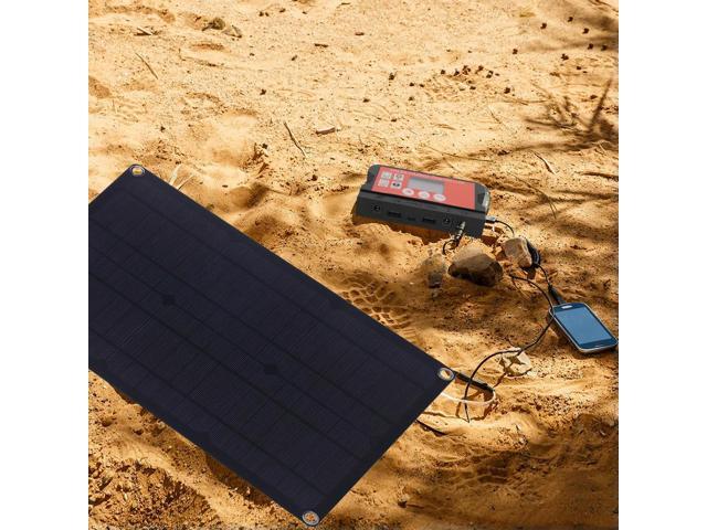 20W 12V Solar Car Charger with Solar Charge Controller Portable Solar Power Charger for Car RV Boat Motorcycle