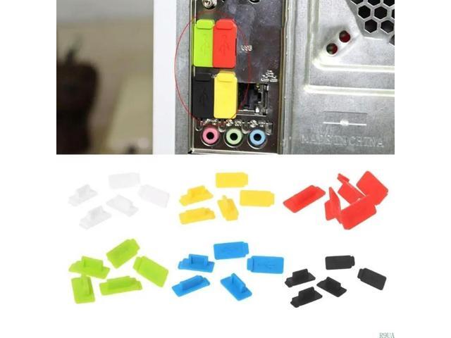 5 Pieces Standard USB Dust Plug Easy to Insert and Remove Protects Devices from Dirt Grime for Tablet PC Powerbank