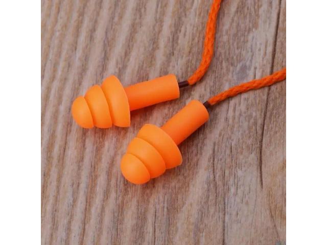 Soft Silicone Ear Plugs Noise Reduction Caps Earmuffs Hearing for Protecti