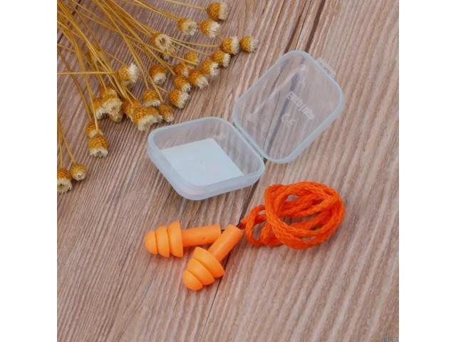 Soft Silicone Ear Plugs Noise Reduction Caps Earmuffs Hearing for Protecti