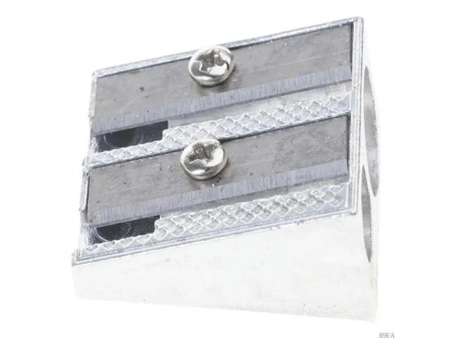 l Bevelled Double Hole Pencil Sharpener School Office Sharpener Stationery