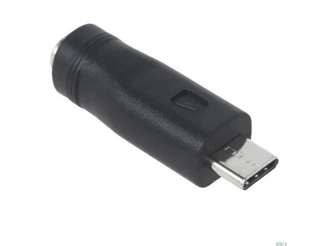 5.5x2.1mm Convenient Female to Type C USB C Male Adapter for Mobile