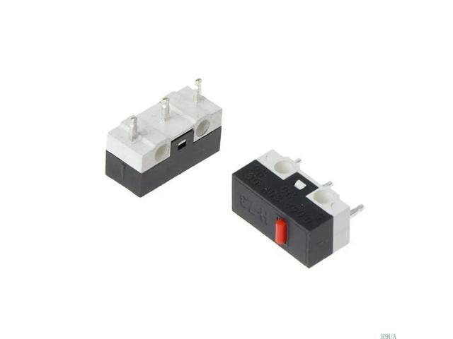 10 Pcs 3 Pin Mouse Micro Switch Gaming Mouse Button Replacement Subminiature Switch Durable & Not Easy to Break