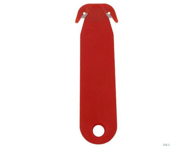 Dual Sided Handy Bag Cutter Easily Cuts Plastic Bags Plastic Wrap Paper Tape Safely-concealed Stainless Steel Blade Safe