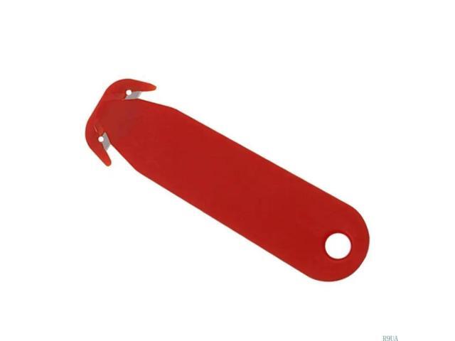 Dual Sided Handy Bag Cutter Easily Cuts Plastic Bags Plastic Wrap Paper Tape Safely-concealed Stainless Steel Blade Safe