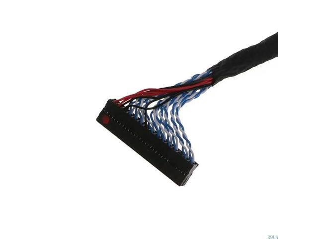LVDS Cable FIX-30 Pin 2ch For 17-26inch LCD/LED Panel Controller 25cm