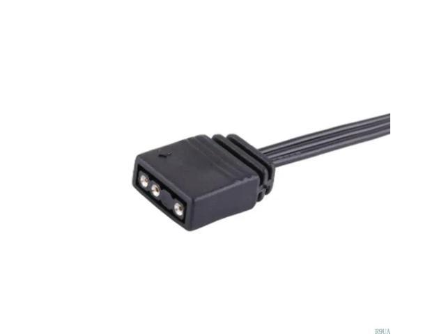 for RGB To Standard ARGB 4-Pin 5V Adapter Connector RGB Cable 25cm