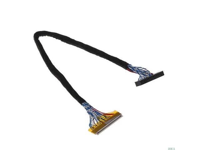 LVDS Cable FIX-30 Pin 2ch For 17-26inch LCD/LED Panel Controller 25cm