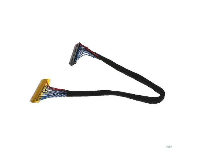 LVDS Cable FIX-30 Pin 2ch For 17-26inch LCD/LED Panel Controller 25cm