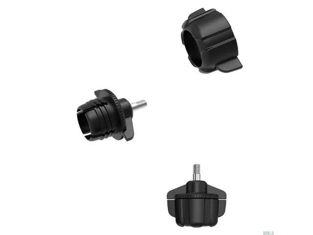 Portable Plastic Connector 17mm Ball Head to 1/4Inch Screw Adaptor for Phones