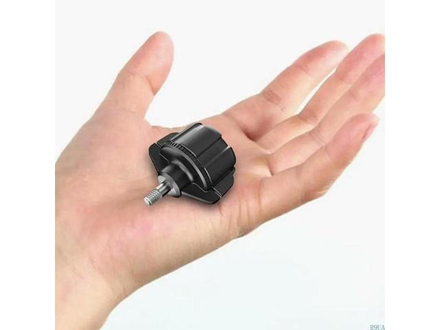 Portable Plastic Connector 17mm Ball Head to 1/4Inch Screw Adaptor for Phones