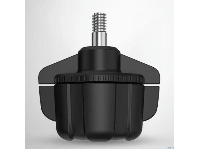 Portable Plastic Connector 17mm Ball Head to 1/4Inch Screw Adaptor for Phones