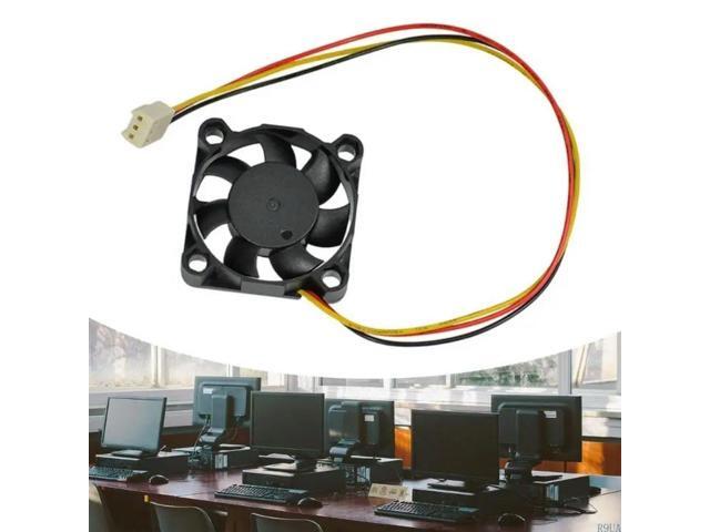 4010 40x40x10 3Pin 12V Brushless Cooling Fan with Duponts Wire for Router and Box Ventilation Needs
