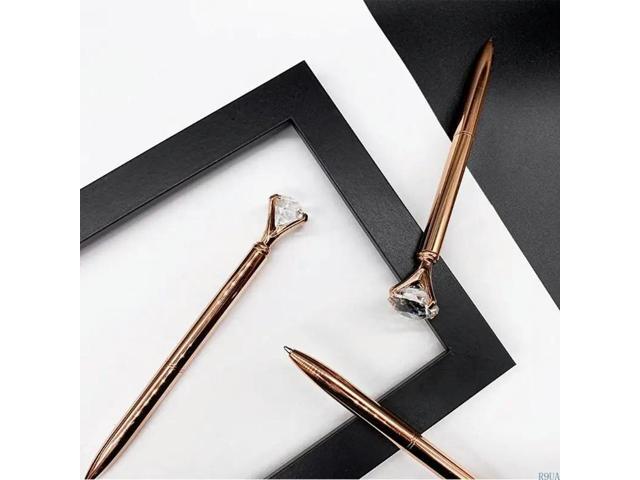 Fancy Big Diamond Ballpoint Pen Refille l Ballpoint Pen Gift for Business Women Men Friend Teacher Student