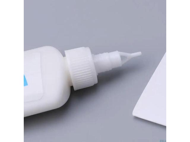 White Liquid Washable Sticker Super Strong Paper Craft School Office