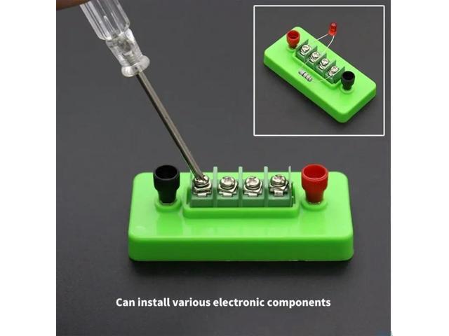 Science Experiment Kits Wire Barrier Terminal Block Physics Experiment Aid