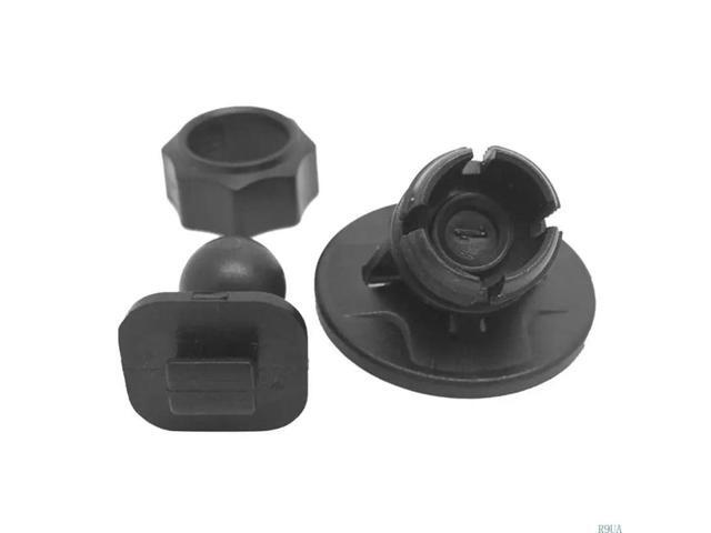ABS Portable T-shaped Driving Recorder Bracket Base Black Adjustable Ball for He