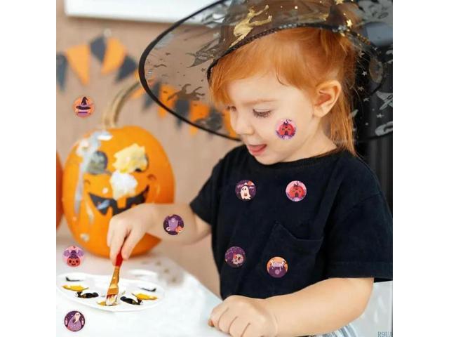 500 Pcs Halloween Sticker Decorative Sticker Pumpkins Sticker Scrapbook Sticker