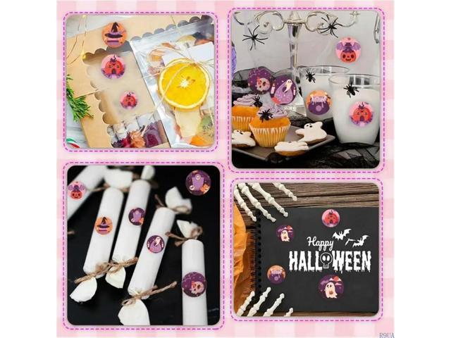 500 Pcs Halloween Sticker Decorative Sticker Pumpkins Sticker Scrapbook Sticker