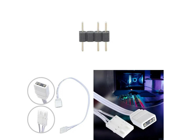 High Compatibility 4 Pin ARGB Cable 25cm Extension Cord For PC Color Light Cord