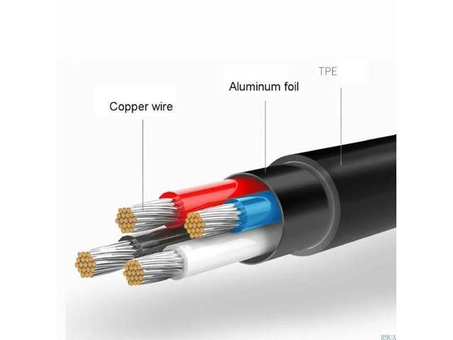 USB 2.0 Type A Male to USB 3.1 Type C Female Cable for FreeLace Earphone