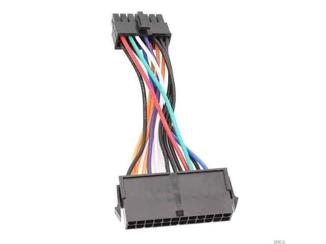 ATX Cable 24P to 14P Power Cord Power Supply Converter 24-pin to 14-pin Line for for Notebook 3.94in