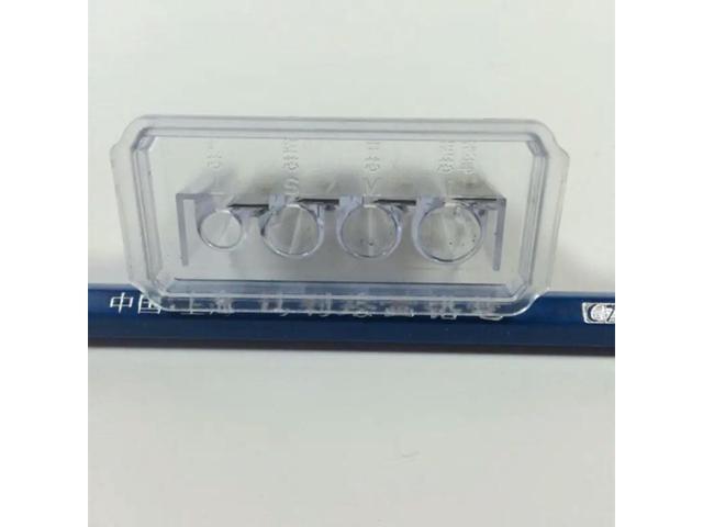 Multifunctional 4 Holes Pencil Sharpener Long Drawing Art Man