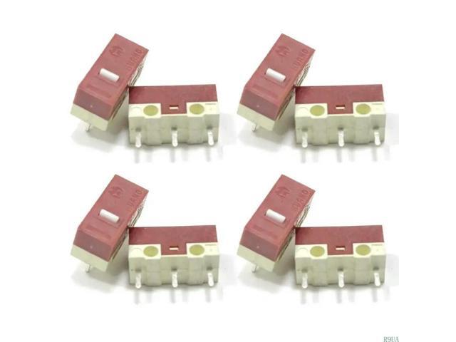 8Pcs HUANO Mouse Micro Switch 3Pins 5M Clicks Mice Micro Mute Button