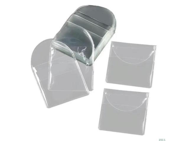 50Pcs Coin Coin Protectors Clear Coin Pouches Single Pocket Coin Sleeves