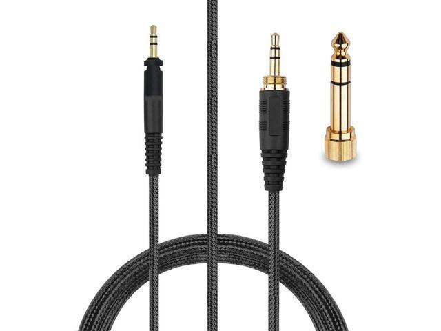 6.35mm Replacement Nylon Braided Cable Extension Cord for shure SRH440 SRH840 SRH940 SRH750DJ SRH 840 940 440 Headphones