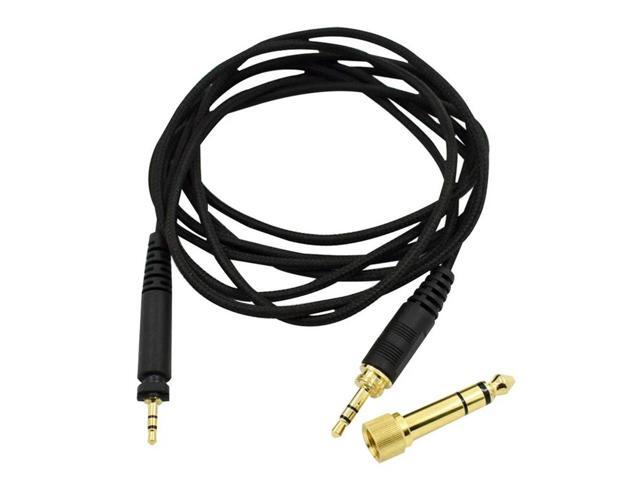 6.35mm Replacement Nylon Braided Cable Extension Cord for shure SRH440 SRH840 SRH940 SRH750DJ SRH 840 940 440 Headphones