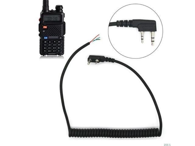 for Baofeng UV5R for Kenwood TK-240 Linton Speaker Cable Durable Speaker Mic Cab