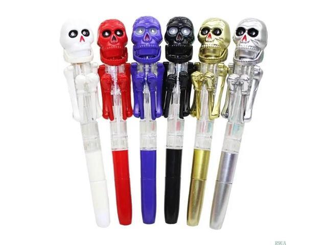 Halloween Skull Ballpoint Pen Funny Writing-Pen for Student Boy Girl Kid Game Rewards Halloween Gift Bag Fillers